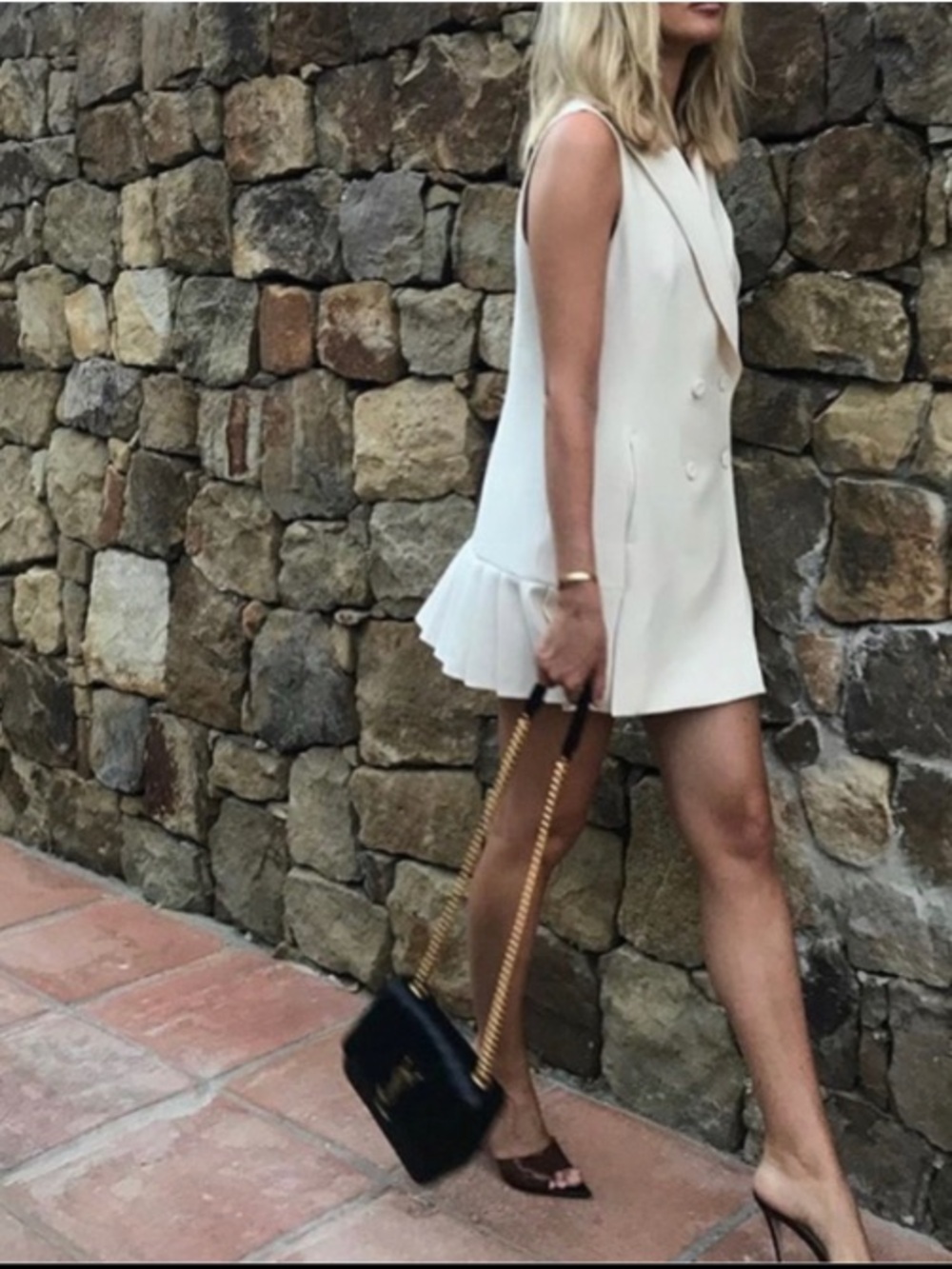 Zara Cream Blazer Dress! - Picture 2 of 7